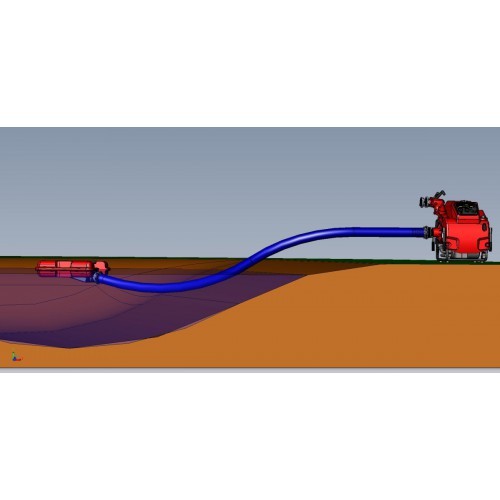 FLOATING SUCTION STRAINER AMPHIBIO MAXI 2700 L/MIN Fittings